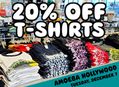 20% Off T-Shirts at Amoeba Hollywood Tuesday, December 7