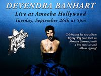 Devendra Banhart In-Store Performance & Signing at Amoeba Hollywood Sept. 26th