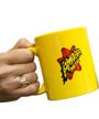 Amoeba Mug [Classic Logo on Yellow]