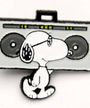 Boombox Snoopy (Enamel Pin) Merch