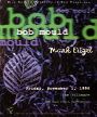 Bob Mould - The Fillmore - November 1, 1996 (Poster) Merch