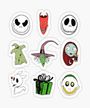 The Nightmare Before Christmas Sticker Set (Sticker) Merch