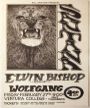 Santana / Elvin Bishop Group - Ventura College - February 27, 1970 (Poster) Merch