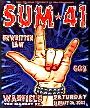 Sum 41 - The Warfield SF - January 26, 2002 (Poster) Merch