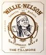 Willie Nelson & Family - The Fillmore - May 6, 2017 (Poster) Merch