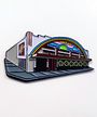 Amoeba Berkeley Storefront Enamel Pin Merch