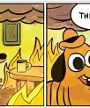 This Is Fine (Sticker) Merch