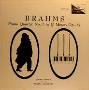 Jörg Demus, Brahms: Piano Quartet No. 1 in G Minor, Op. 25 (LP)