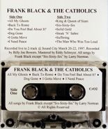 Frank Black and The Catholics, Frank Black & The Catholics [Promo] (Cassette)