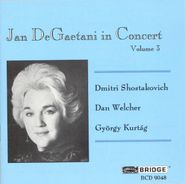 Dmitri Shostakovich, Jan De Gaetani in Concert Volume 3 [Import] (CD)