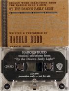 Harold Budd, Selections From By Dawn's Early Light (Cassette)