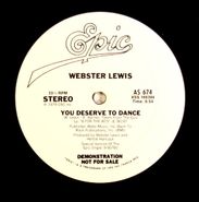 Webster Lewis, You Deserve To Dance (12')