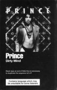 Prince, Dirty Mind (Cassette)