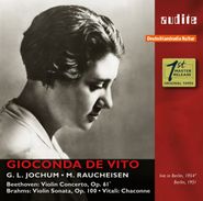 Gioconda de Vito, Gioconda de Vito Plays Beethoven, Brahms & Vitali (CD)