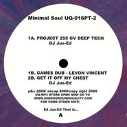DJ Jus-Ed, Minimal Soul Part 2 [Repress] (12")