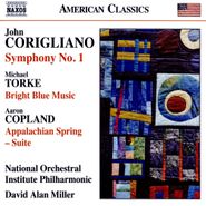 David Alan Miller, Corigliano: Symphony No. 1; Torke: Bright Blue Music; Copland: Appalachian Spring - Suite  (CD)