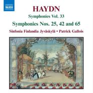 Joseph Haydn, Symphonies Vol. 33 - Symphonies Nos. 25, 42 And 65 (CD)