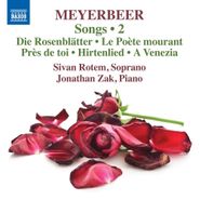 Giacomo Meyerbeer, Meyerbeer: Songs Vol. 2 (CD)