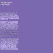 Julius Eastman, Crazy N*gger (LP)
