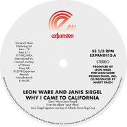 Leon Ware, Why I Came To California / Can I Touch You There (12")