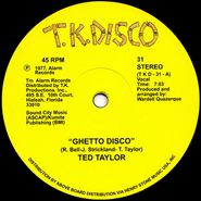Ted Taylor, Ghetto Disco (12")