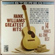 Hank Williams, Hank Williams' Greatest Hits: 14 Of Hank's All-Time Best (LP)