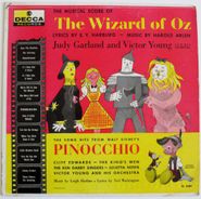 Judy Garland, The Musical Score of The Wizard Of Oz / The Song Hits From Walt Disney's Pinocchio (LP)