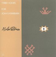 Morton Feldman, Feldman: Three Voices For Joan La Barbara (CD)