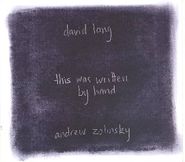 David Lang, Lang: This Was Written By Hand (CD)