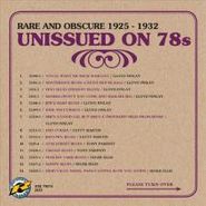 Various Artists, Rare & Obscure 1925-32 Unissued on 78s (CD)