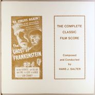 Hans J. Salter, The Ghost Of Frankenstein: The Complete Classic Film Score [Score] (LP)