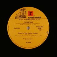 The Meters, Disco Is The Thing Today [Promo] (12")