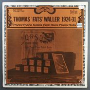 Fats Waller, Fats Waller 1923-1924: Parlor Piano Solos from Rare Piano Rolls (LP)