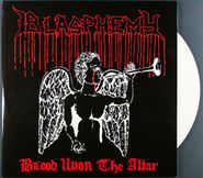 Blasphemy, Blood Upon The Altar / Gods Of War [White Vinyl] (LP)