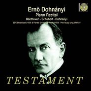 Erno Dohnányi, Erno Dohnanyi: Piano Recital - BBC Broadcasts (CD)