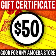 Amoeba Music Gift Certificates, $50 Gift Certificate