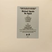 Michael Speaks, No Equal [Promo] (LP)