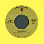 ZZ Top, Just Got Paid [Record Store Day Yellow Vinyl] (7")