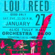 Lou Reed, Live At Alice Tully Hall, January 27, 1973: 2nd Show [Black Friday Burgundy Vinyl] (LP)