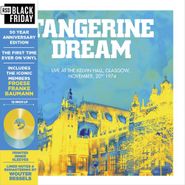 Tangerine Dream, Live At The Kelvin Hall, Glasgow, November 20th 1974 [Black Friday Blue/Yellow Vinyl] (LP)