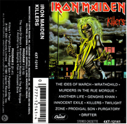 Iron Maiden, Killers (Cassette)
