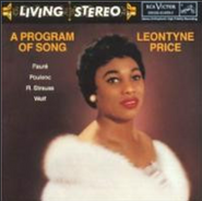 Leontyne Price, A Program Of Song (CD)