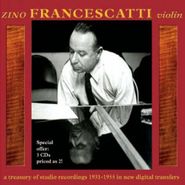 Zino Francescatti, Violin: Treasury Of Studio Rec (CD)