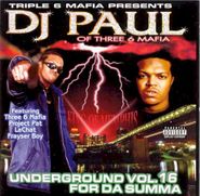 DJ Paul, Underground Vol. 16: For Da Summa (CD)