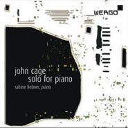 John Cage, Solo For Piano (CD)