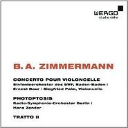Walter Zimmermann, Cello Concerto Photoptosis (CD)