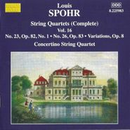 Louis Spohr, Spohr: String Quartets Vol 16 (CD)