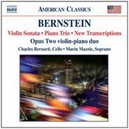 L. Bernstein, Violin Sonata Piano Trio New (CD)