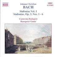 Johann Christian Bach, Sinfonia Vol. 1 (CD)