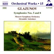 Alexander Glazunov, Glazunov: Symphonies Nos. 5 & 8 (CD)